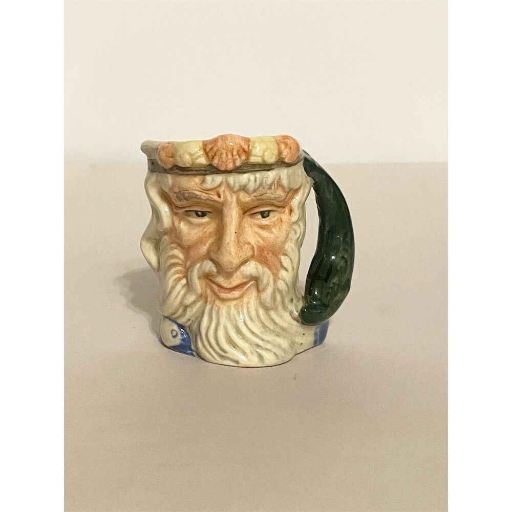 Royal Doulton Neptune Toby Jug Vintage Porcelain Original UK